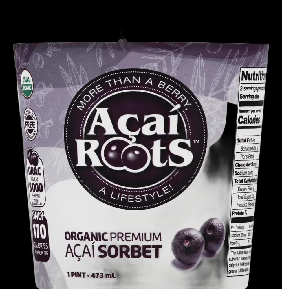 Acai Roots Sorbet, Organic, Acai, Premium