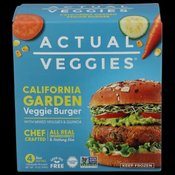 Actual Veggies California Garden Veggie Burgers