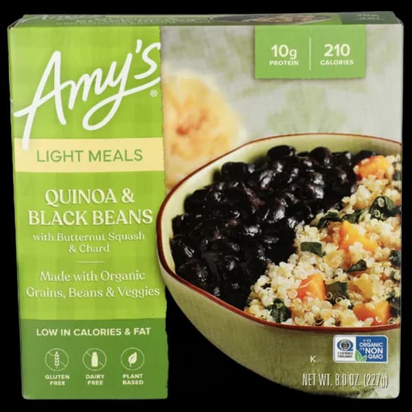 Amy's Quinoa & Black Bean Light Meal