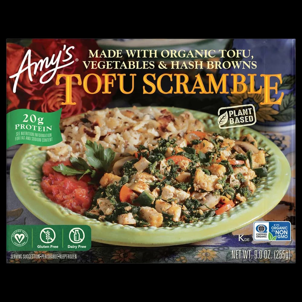Amy's Frozen Tofu Scramble