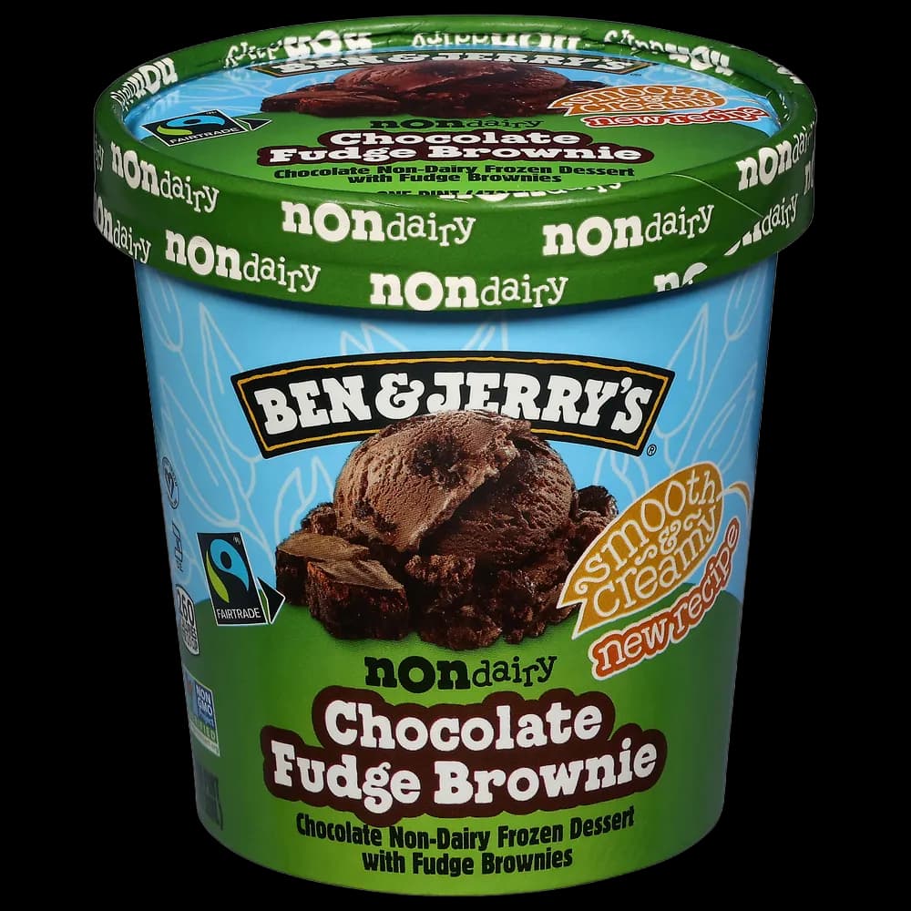 Ben & Jerry's Frozen Dessert, Non Dairy, Chocolate Fudge Brownie