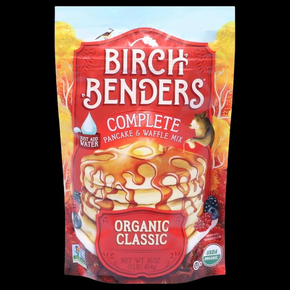 Birch Benders Pancake & Waffle Mix, Organic Classic, Complete