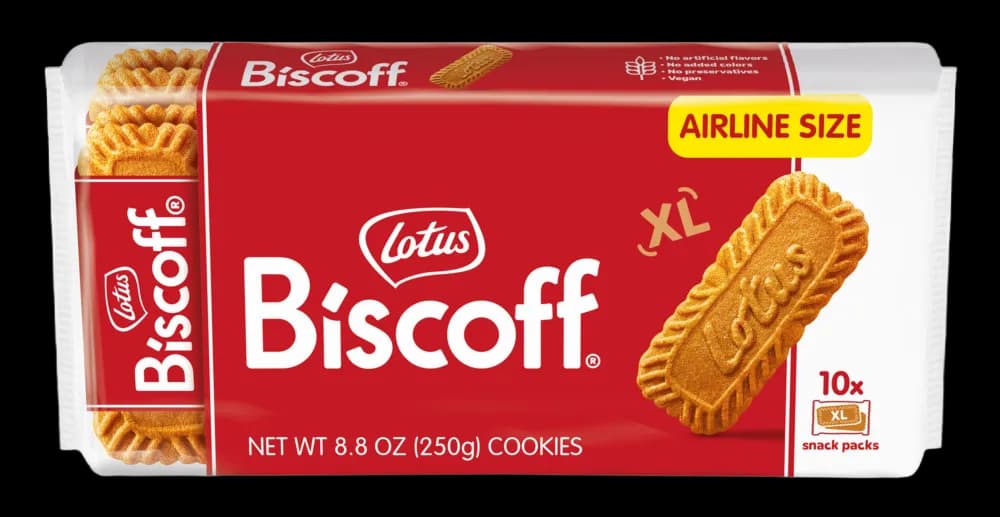 Biscoff Cookies, XL, Airline Size, Snack Packs