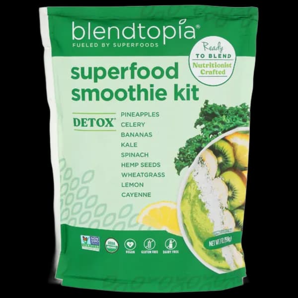 Blendtopia Organic Detox Superfood Smoothie Kit