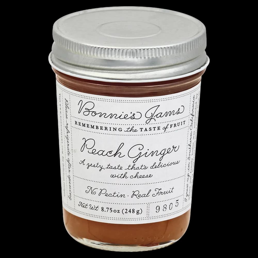 Bonnies Jams Jam, Peach Ginger