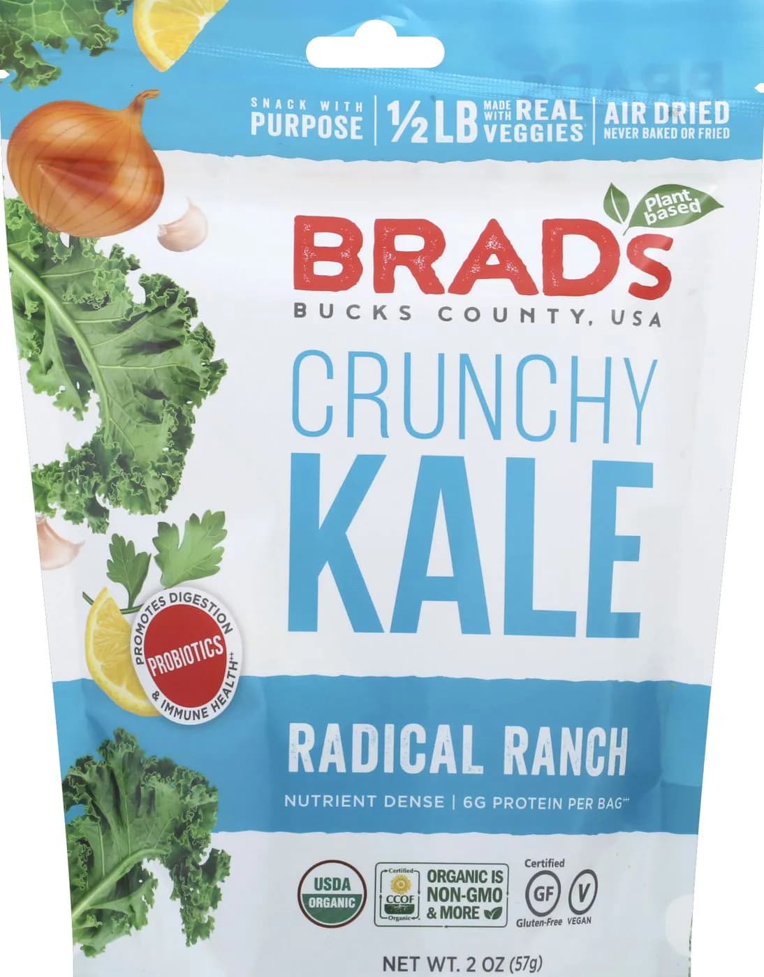 Brad's Kale, Crunchy, Radical Ranch