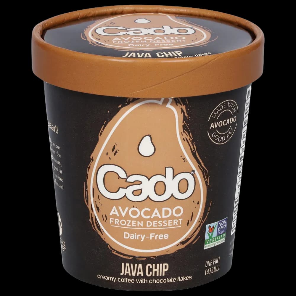 Cado Avocado Frozen Dessert, Dairy-Free, Java Chip