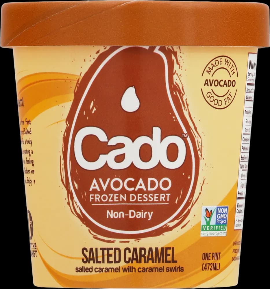 Cado Avocado Frozen Dessert, Non-Dairy, Salted Caramel