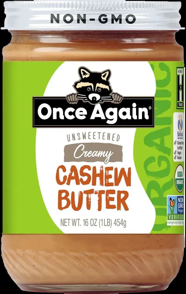 Once Again Cashew Butter, Organic, Creamy, Unsweetened
