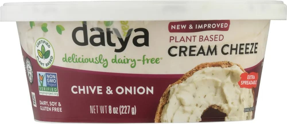 Daiya Cream Cheeze, Dairy-Free, Chive & Onion