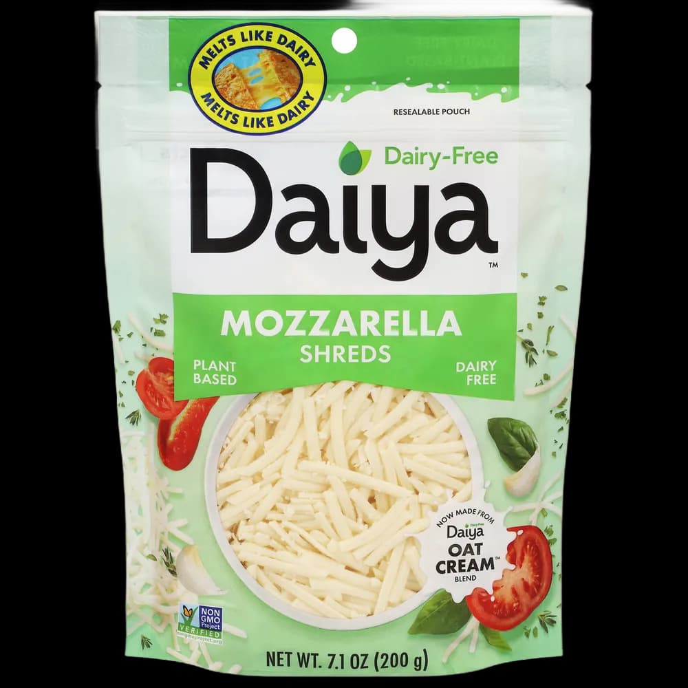 Daiya Oat Cream Blend, Dairy-Free, Mozzarella, Plant Based, Shreds