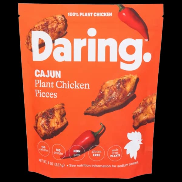 Daring Meatless Cajun Chicken Pieces