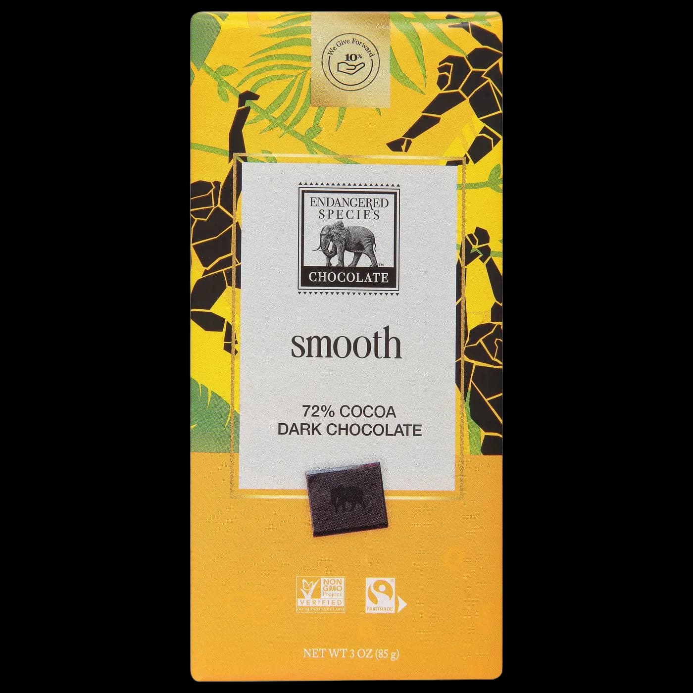Endangered Species 72% Cocoa Smooth Dark Chocolate