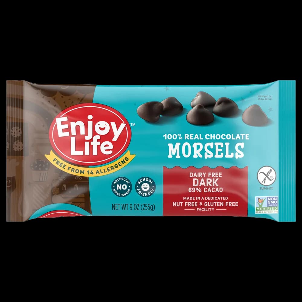 Enjoy Life Morsels, Dairy Free, Dark, 100% Real Chocolate