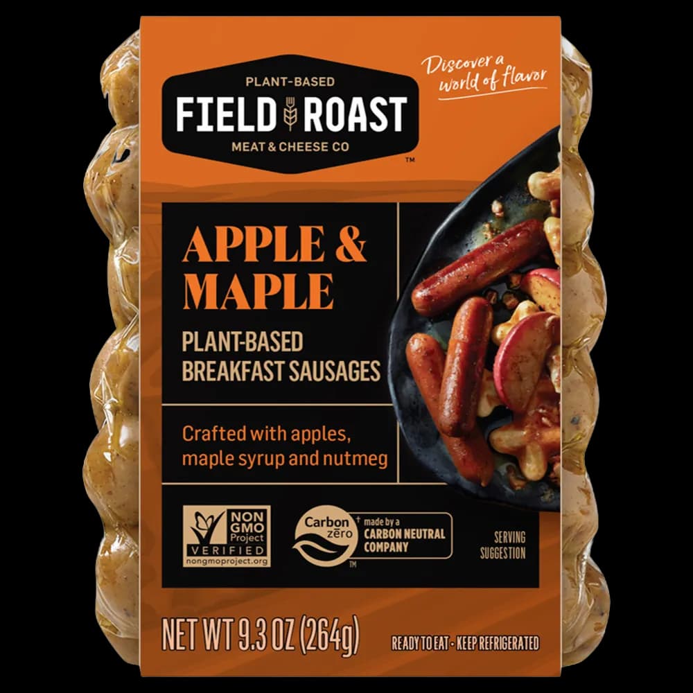 Field Roast Breakfast Sausage, Plant-Based, Apple & Maple