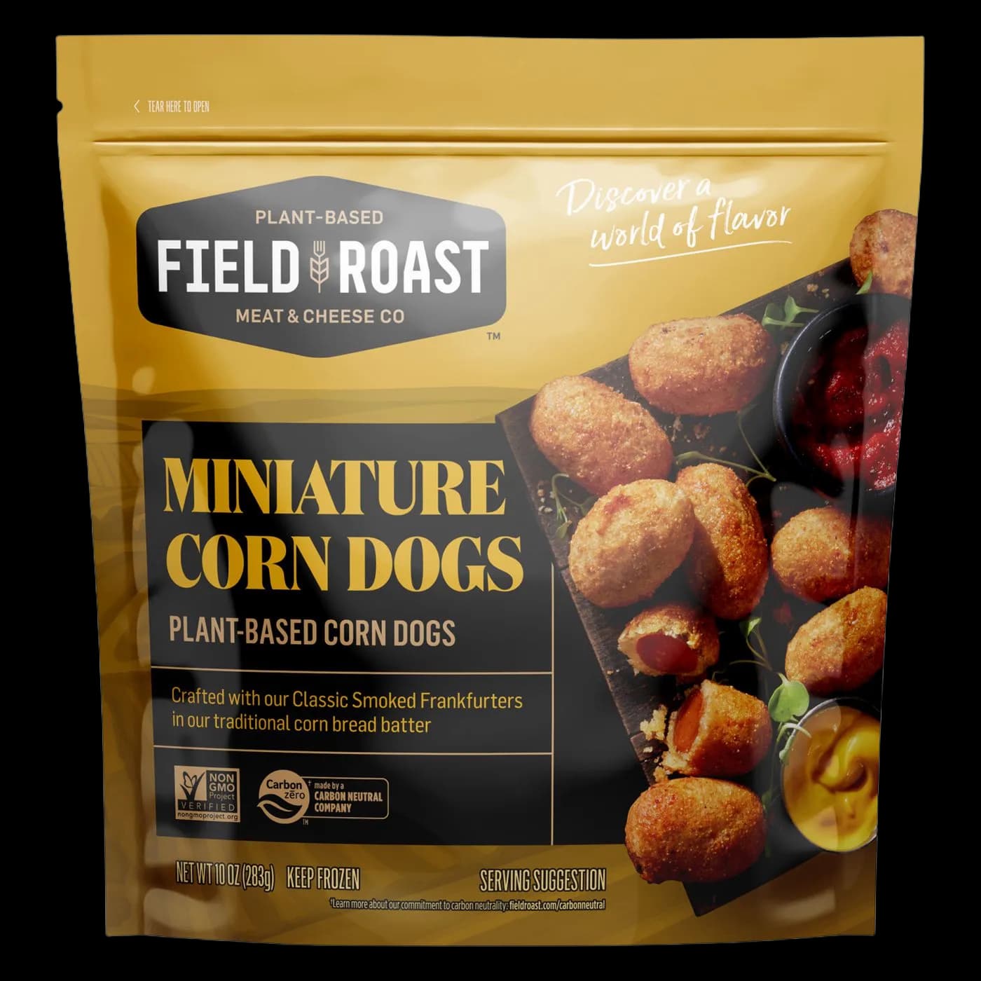 Field Roast Corn Dogs, Plant-Based, Miniature