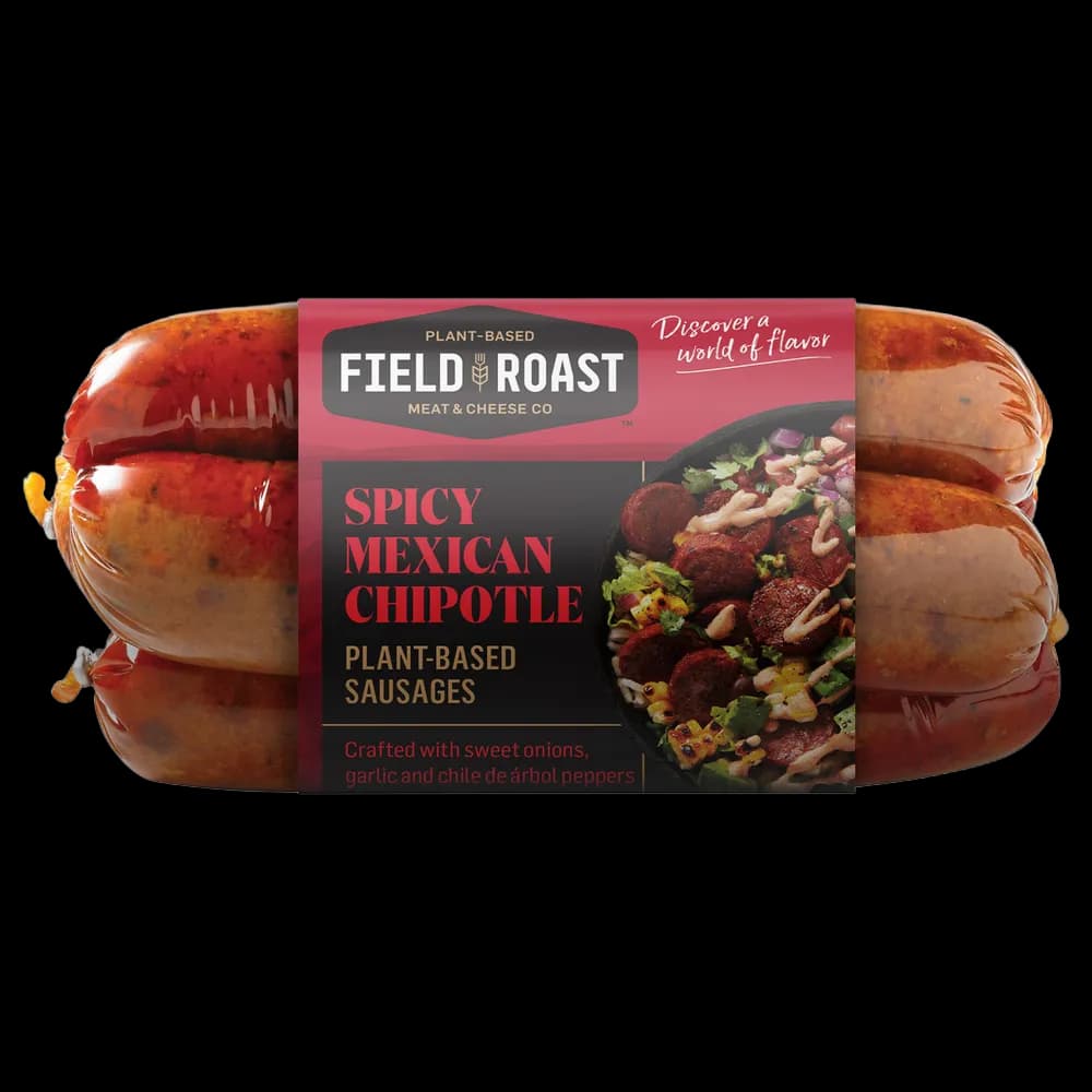 Field Roast Sausages, Plant-Based, Spicy Mexican Chipotle
