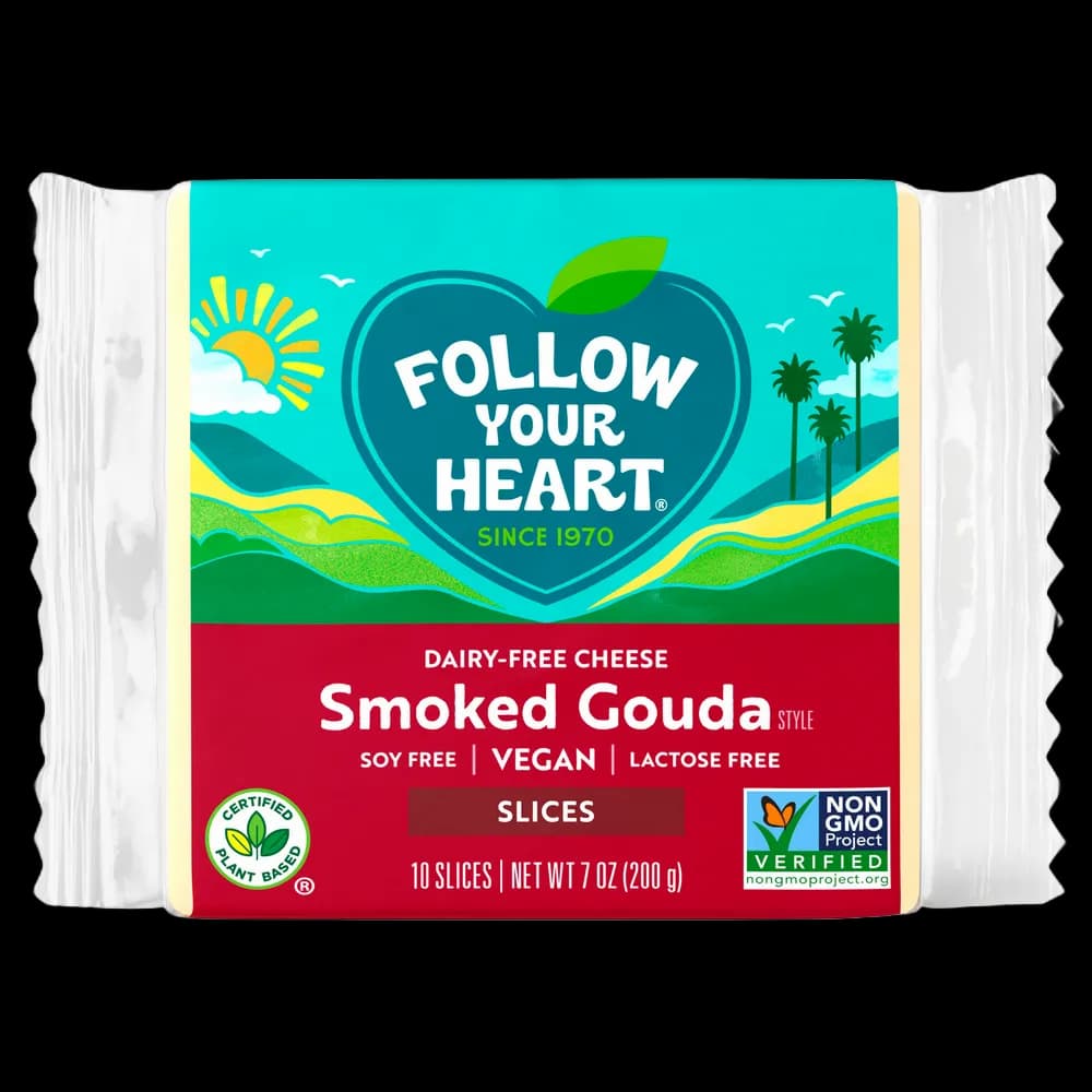 Follow Your Heart Dairy Free Vegan Smoked Gouda Style Sliced Cheese