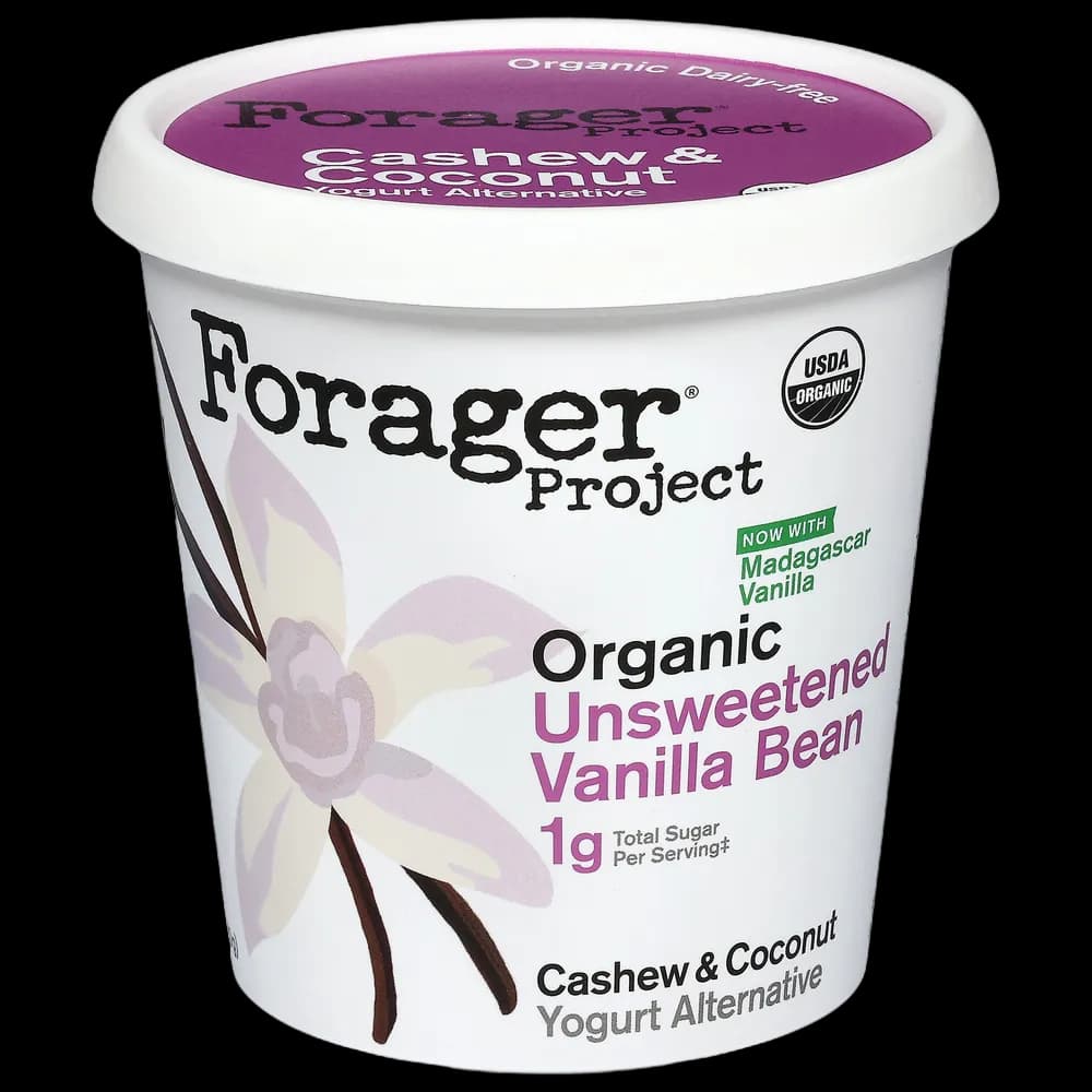 Forager Project Cashew & Coconut Yogurt Alternative, Unsweetened Vanilla Bean