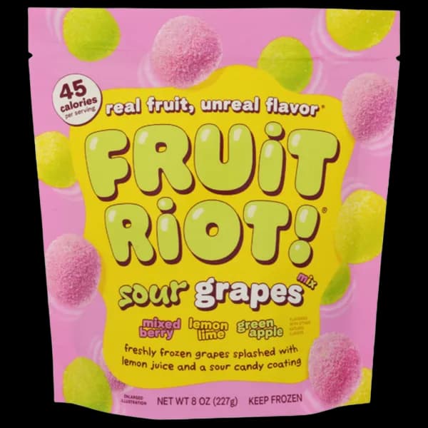 Fruit Riot Mixed Sour Candy Grapes