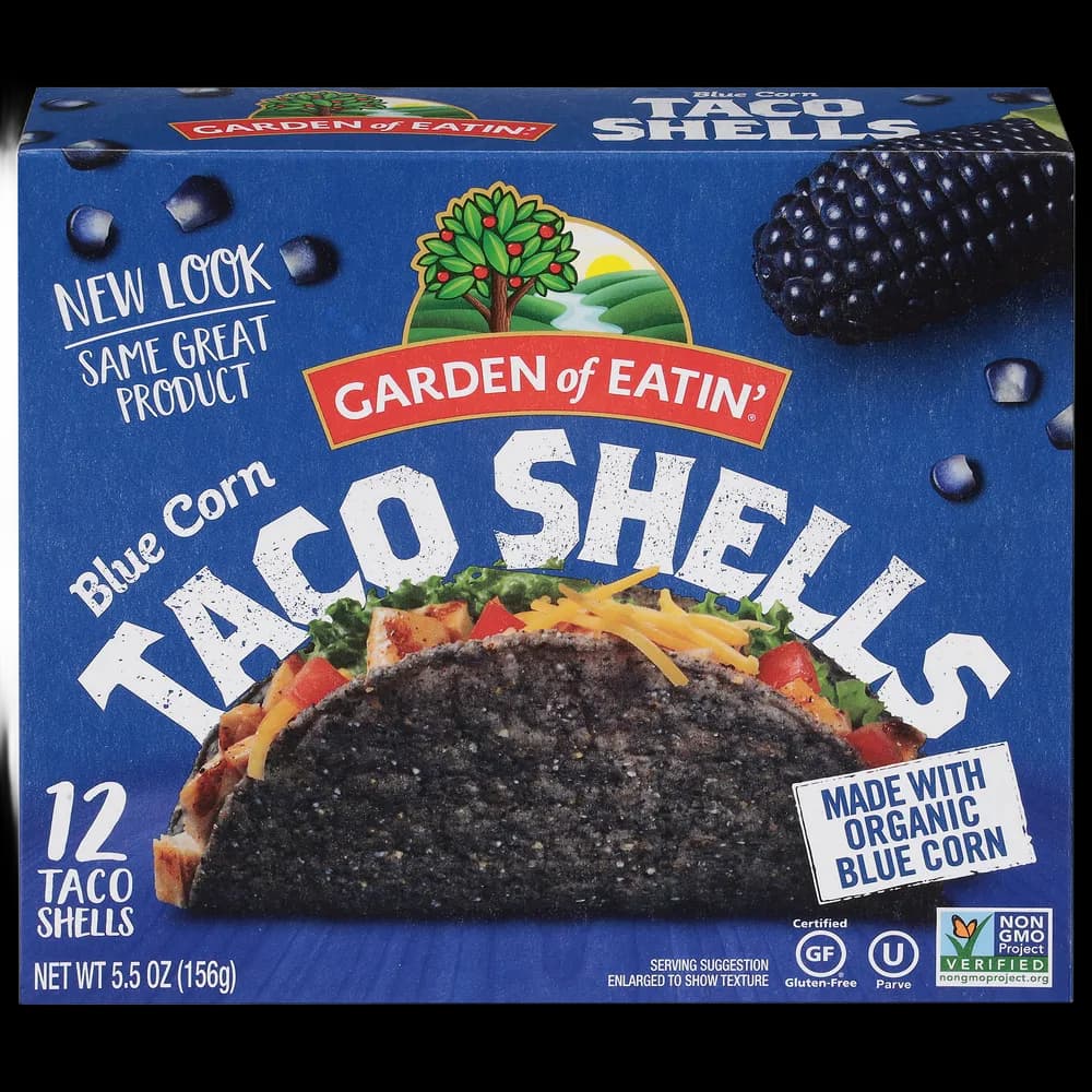 Garden of Eatin' Taco Shells, Blue Corn