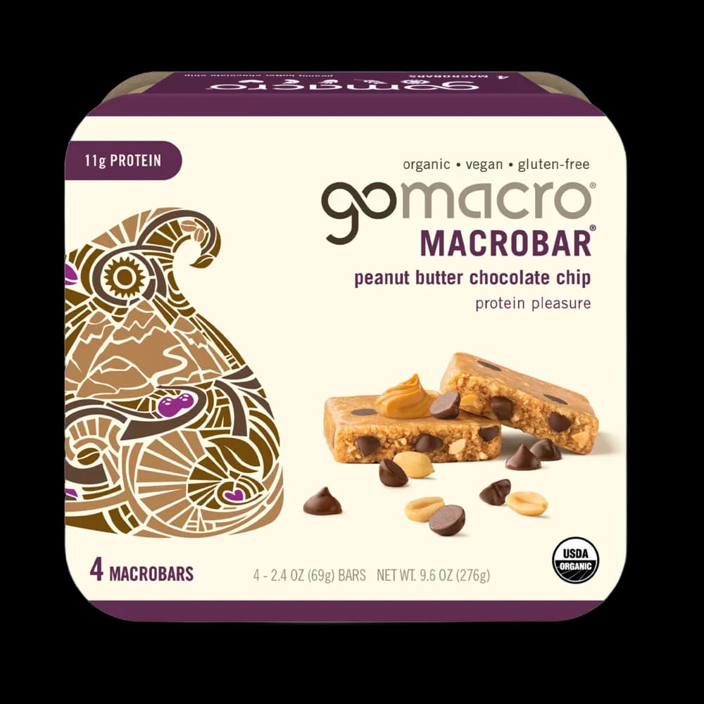 GoMacro MacroBars, Peanut Butter Chocolate Chip
