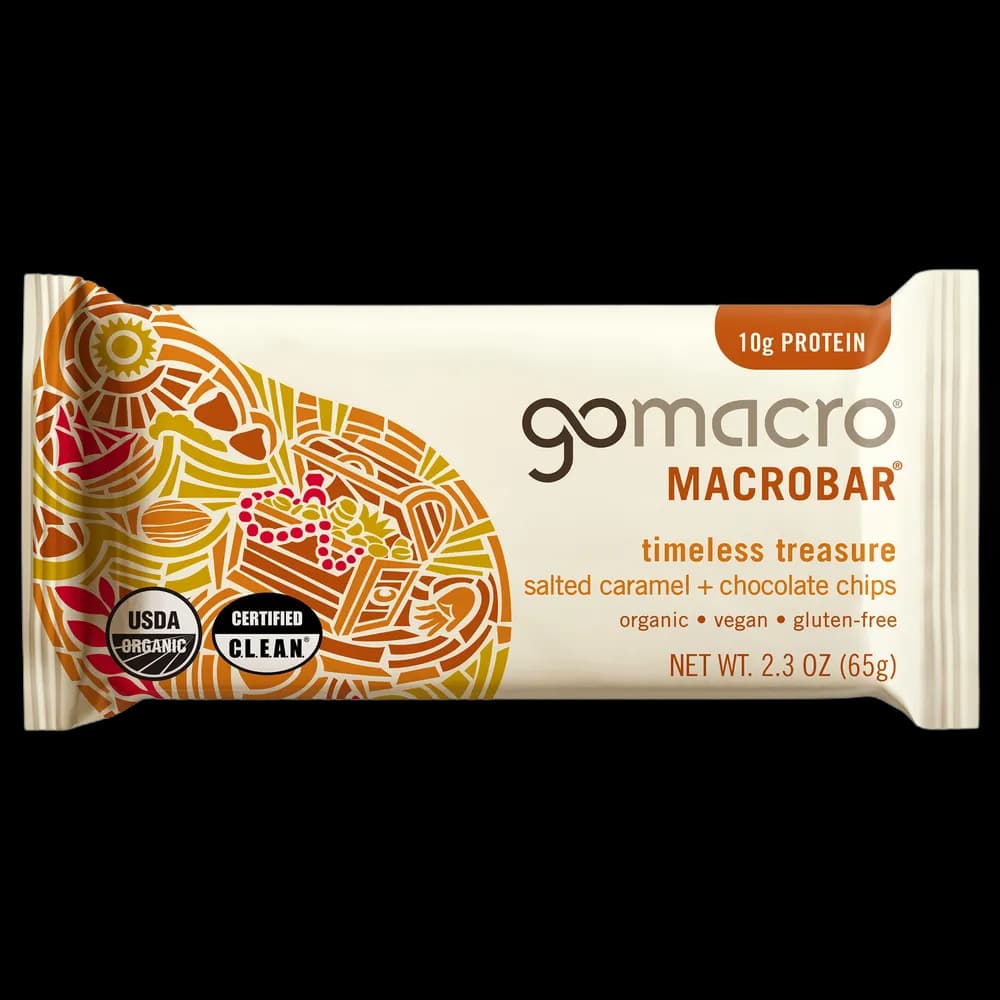 GoMacro Salted Caramel + Chocolate Chips MacroBar