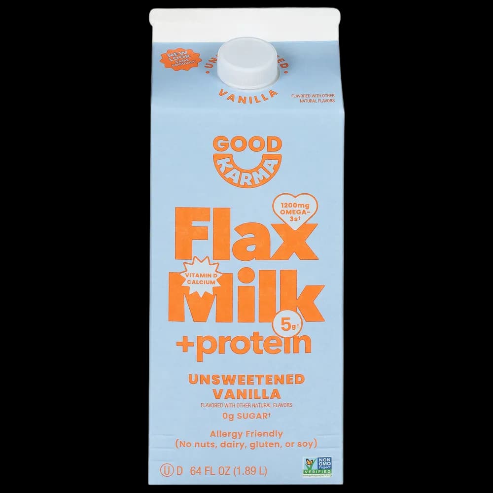 Good Karma Unsweetened Vanilla Flax Milk +Protein