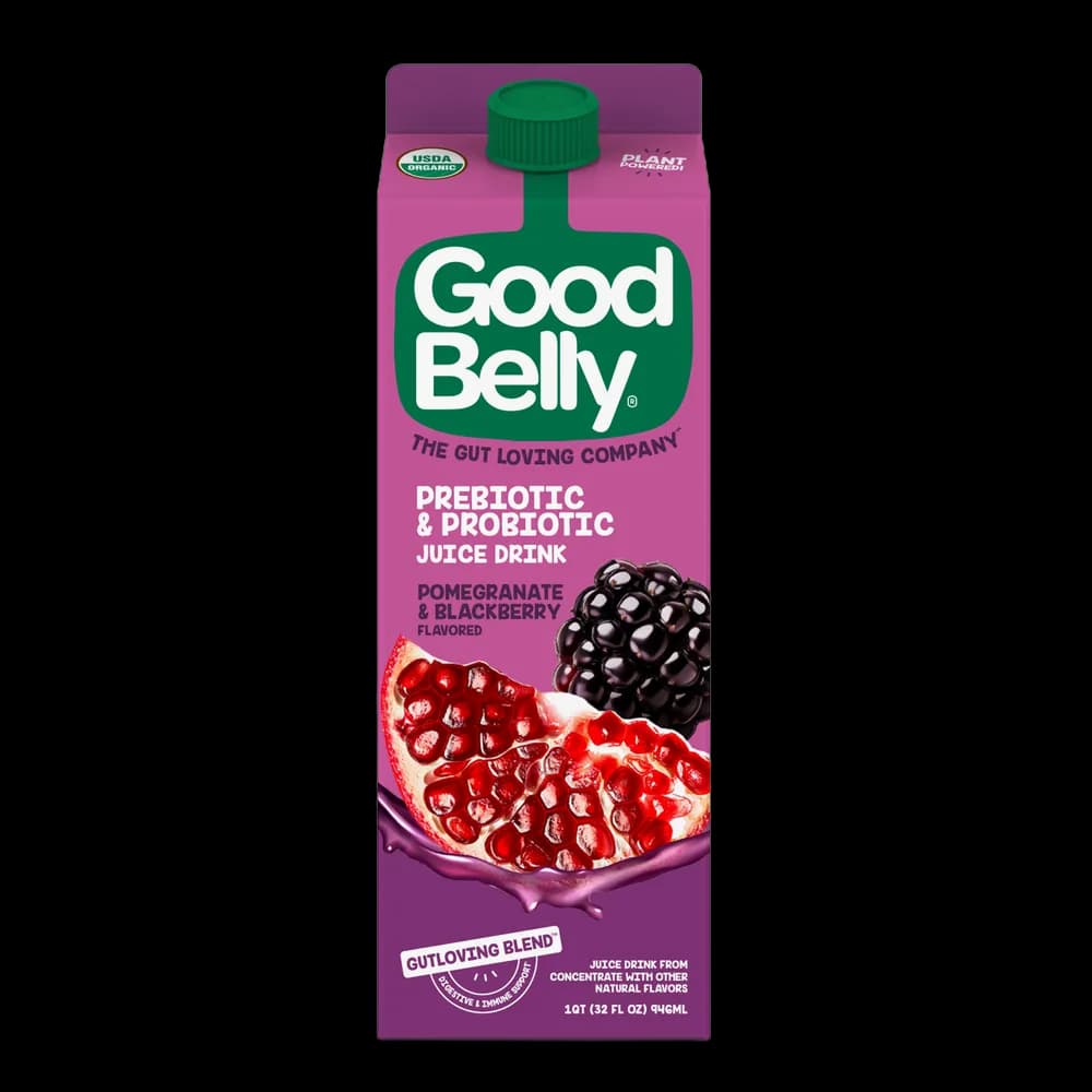 GoodBelly Pomegranate & Blackberry Prebiotic & Probiotic Juice Drink