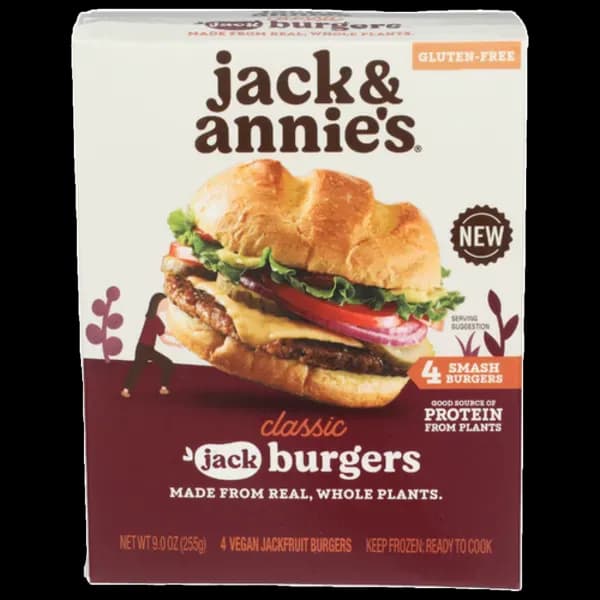 Jack & Annies Classic Jackfruit Burger 4 Pack