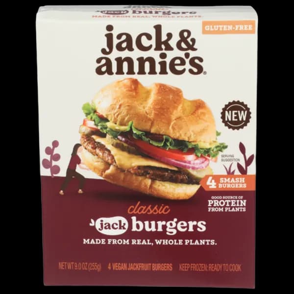 Jack & Annies Classic Jackfruit Burger 4 Pack