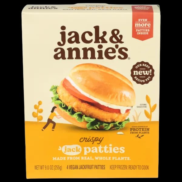 Jack & Annies Crispy Vegan Jackfruit Patties