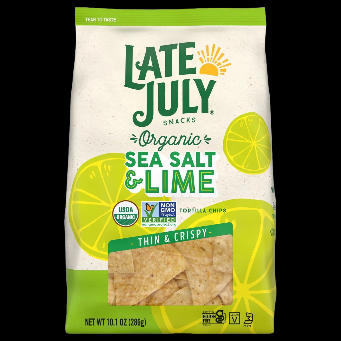 LATE JULY® Snacks Multigrain Sea Salt & Lime Tortilla Chips