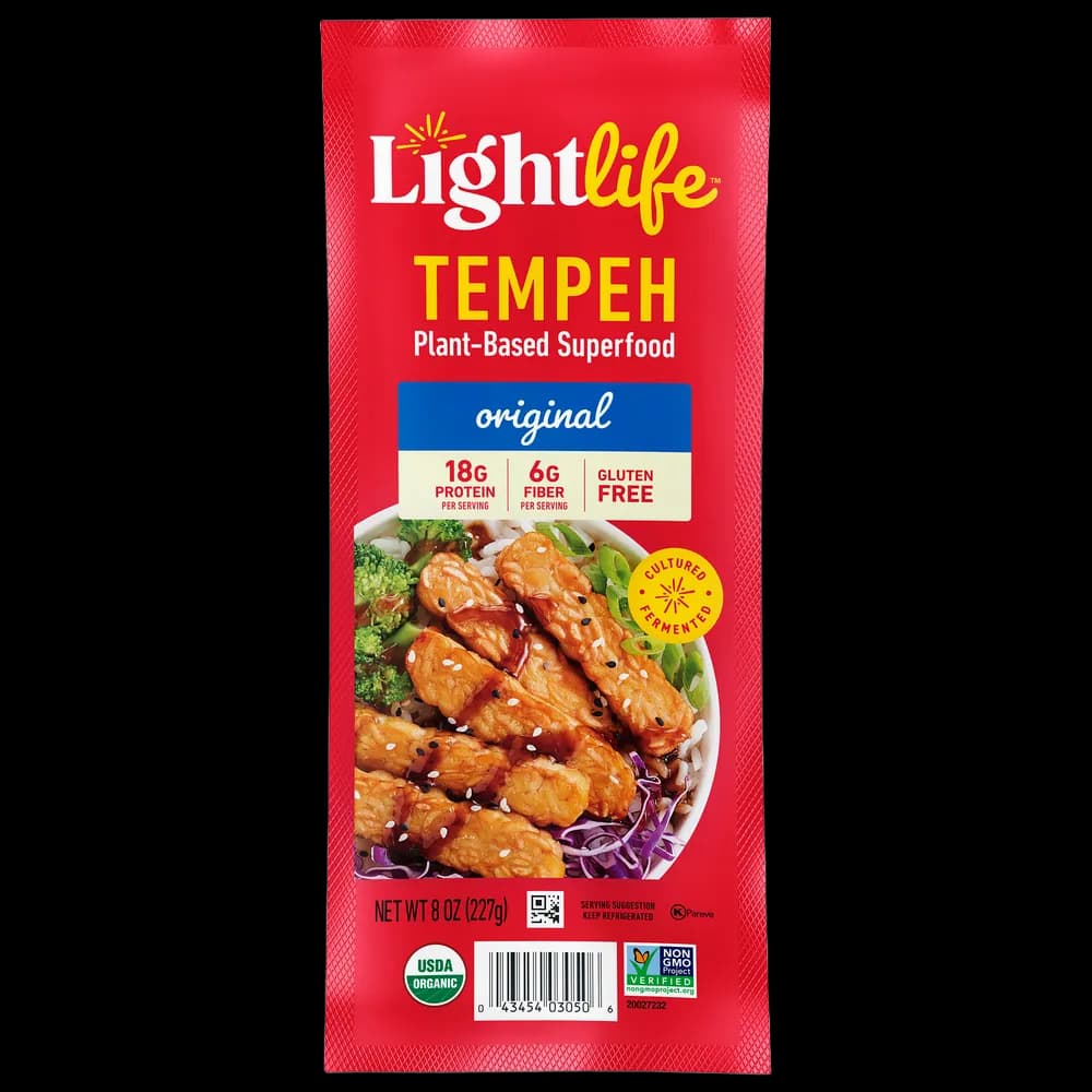 Lightlife Tempeh, Original, Plant-Based Superfood