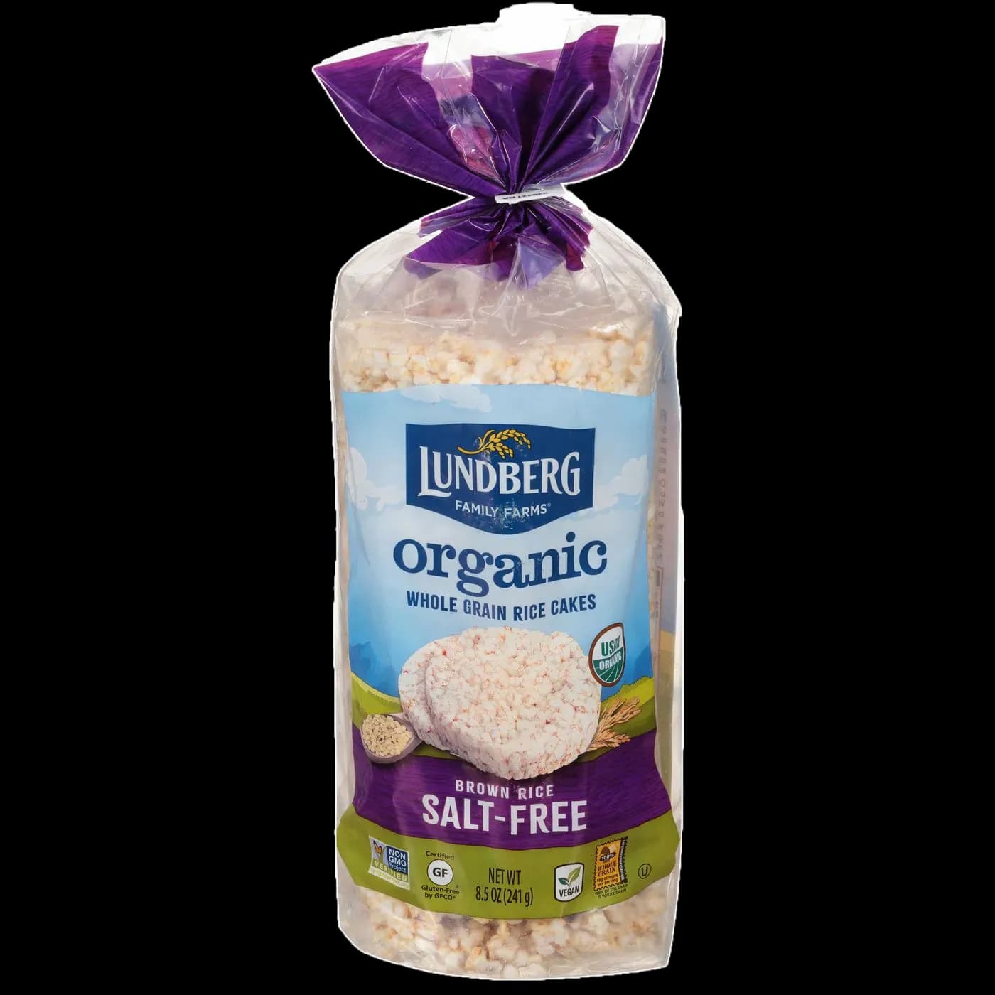 Lundberg Family Farms Organic Salt-Free Brown Rice Cakes