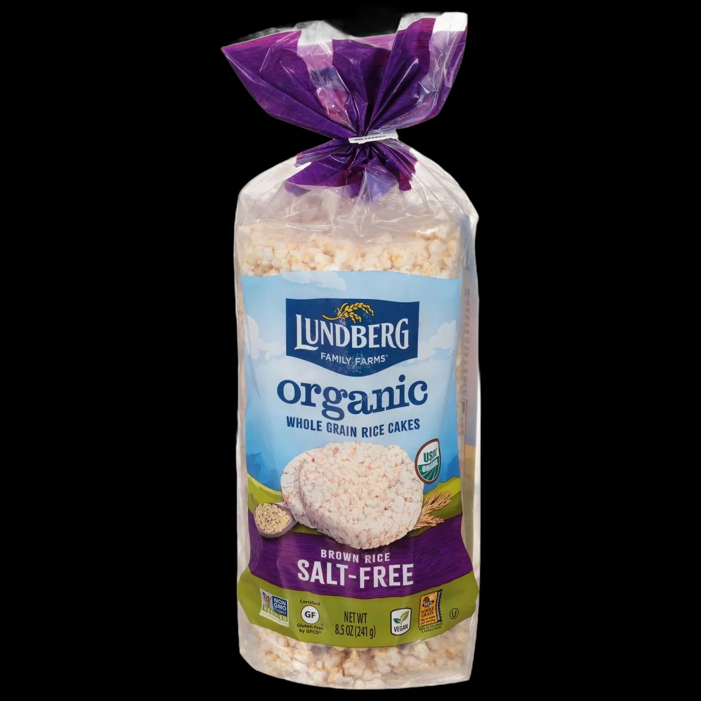 Lundberg Family Farms Organic Salt-Free Brown Rice Cakes