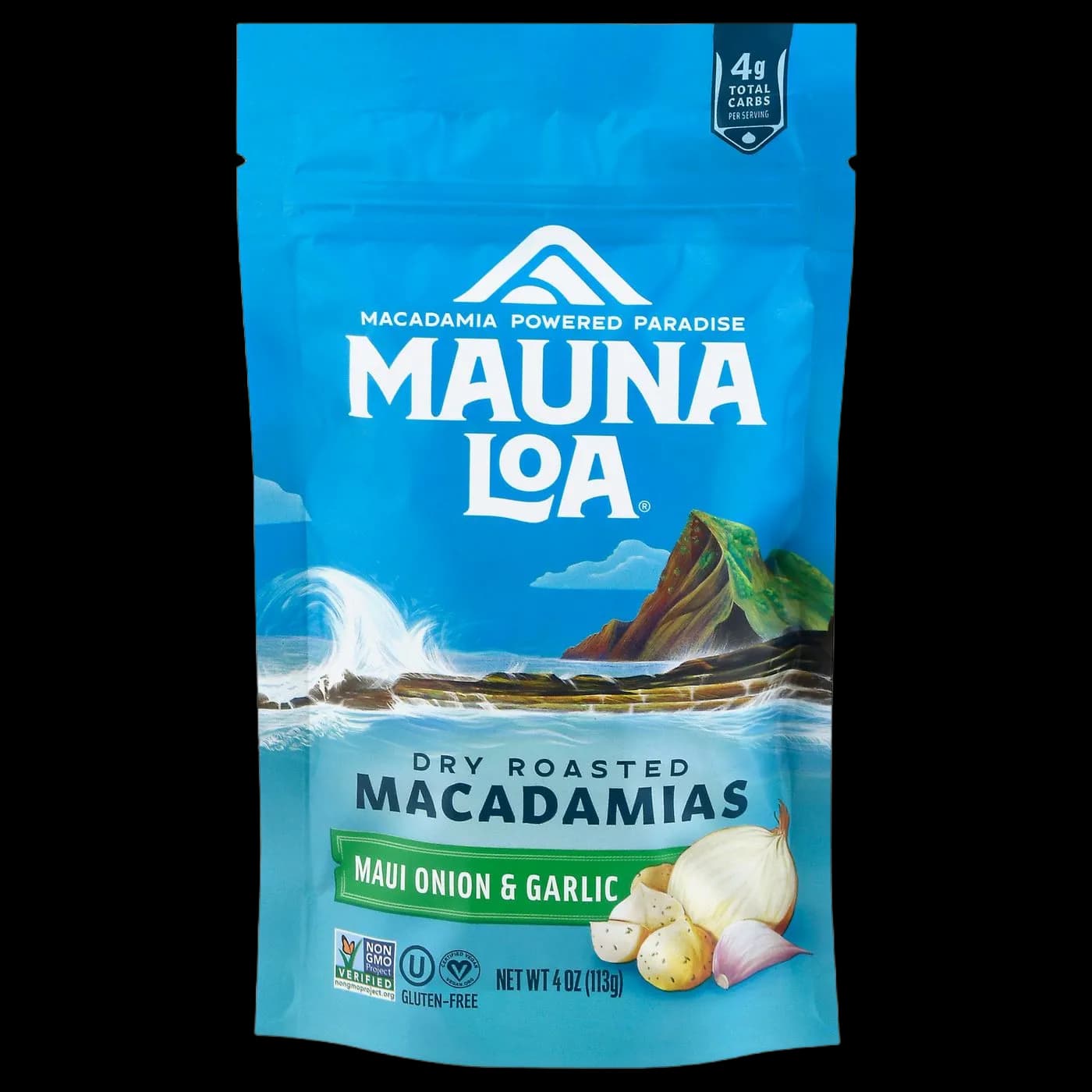 Mauna Loa Dry Roasted Garlic Onion Macadamias
