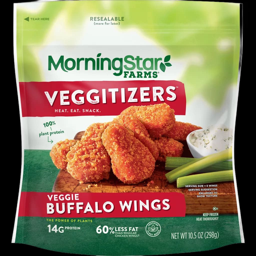 MorningStar Farms Veggitizers Buffalo Wings, Veggie