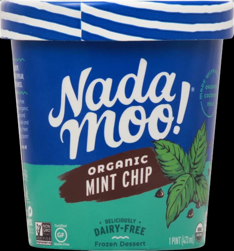Nada Moo! Frozen Dessert, Organic, Mint Chip