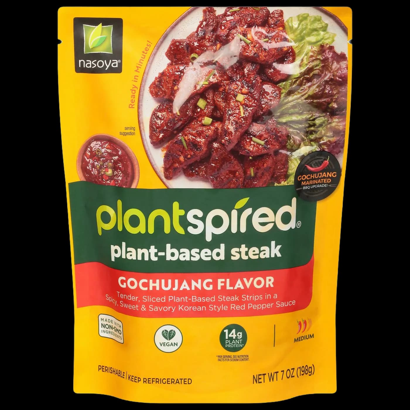 Nasoya Plantspired Medium Gochujang Flavor Plant-Based Steak