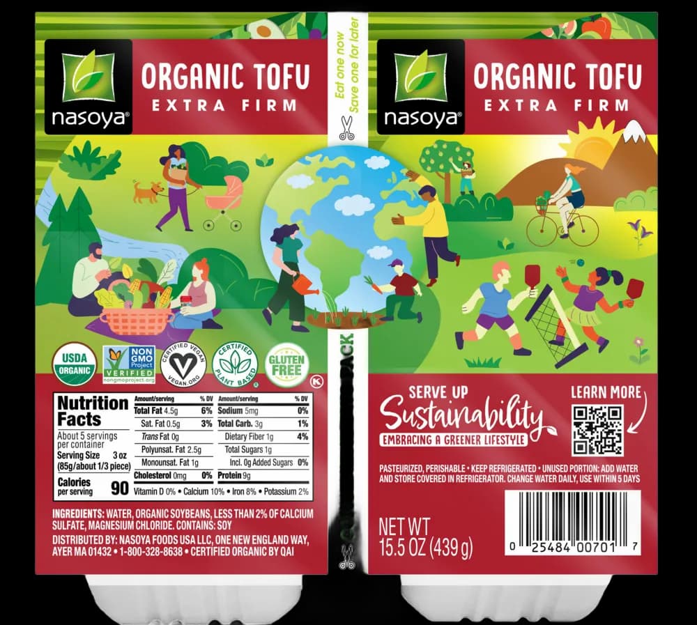 Nasoya Tofu, Extra Firm, Organic, Two Pack