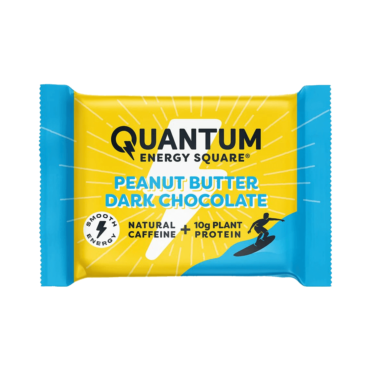 Quantum Energy Squares Peanut Butter Dark Chocolate Energy Bar