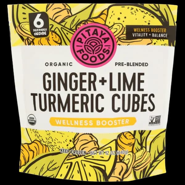 Pitaya Plus Organic Ginger & Lime Turmeric Cubes