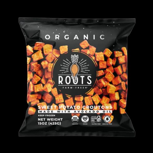 Roots Farm Fresh Organic Sweet Potato Croutons