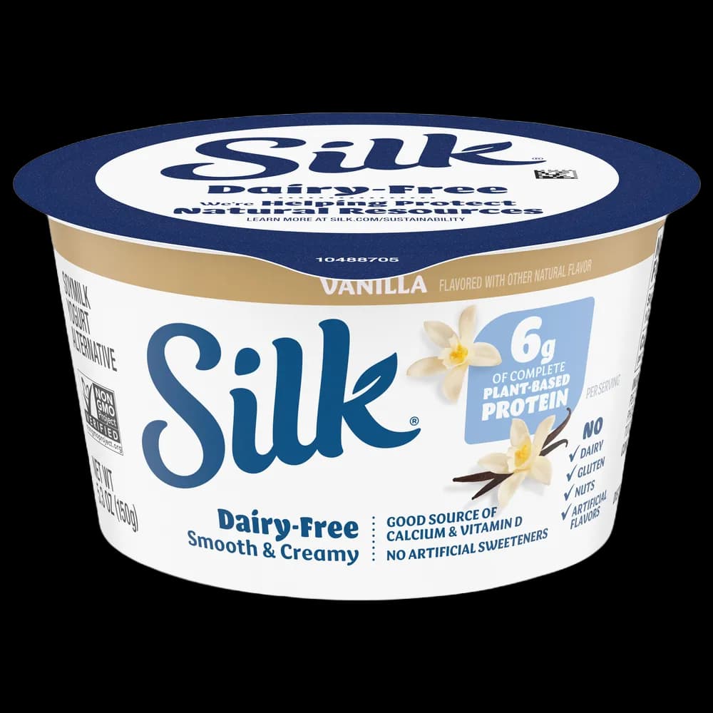 Silk Dairy-Free Vanilla Soymilk Yogurt Alternative