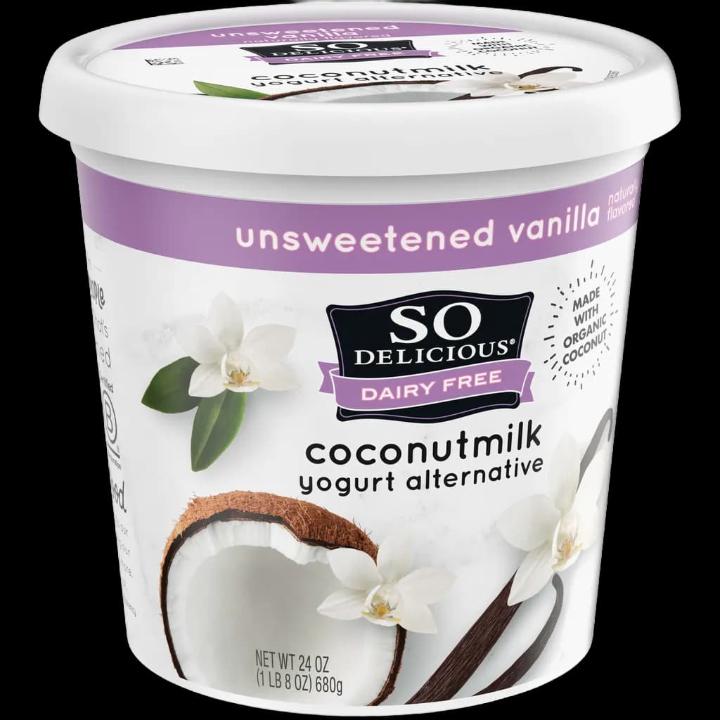 So Delicious Dairy Free Coconut Unsweetened Vanilla Yogurt Alternative