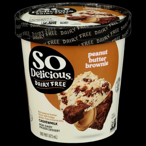 So Delicious Peanut Butter Brownie Cashewmilk Non Dairy Frozen Dessert